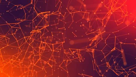 Abstract Background Triangles Background Plexus Stock Illustration