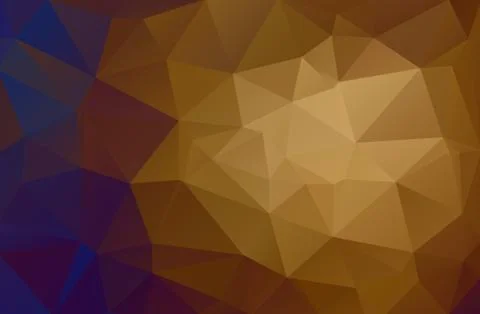 Abstract background of triangles. Blue, orange, yellow bright multicolor back 스톡 일러스트