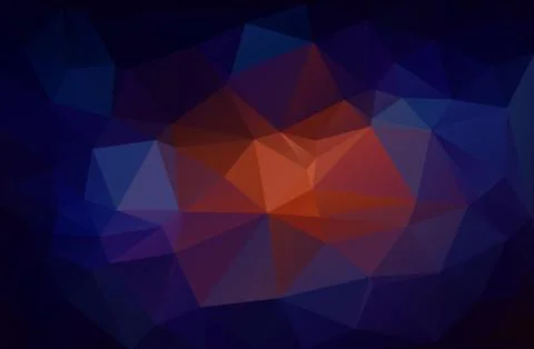 Abstract background of triangles. Blue, red, purple, bright multicolor backgr Stock Illustration