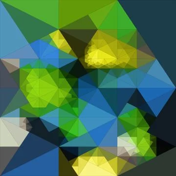 Abstract background of triangles created by means of triangulation Illustrazione stock