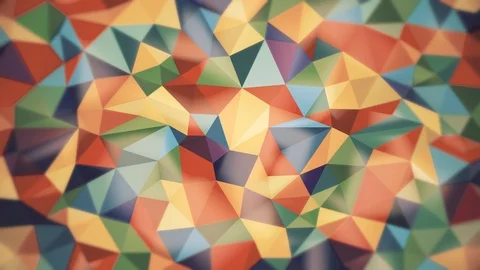 Abstract background of triangles of different colors with soft edges Stock Footage 91639712