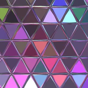 Abstract background of triangles, geometric multi-colored shapes Stock Illustration