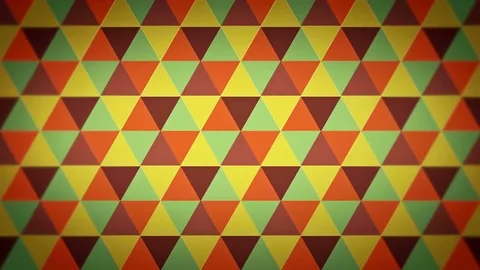 Abstract background of triangles in a geometric pixelated mosaic tile pattern Stock Footage 73332645