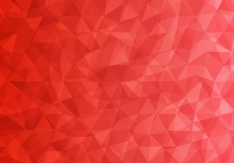 Abstract background triangles. Gradient from light red to dark Stock Illustration