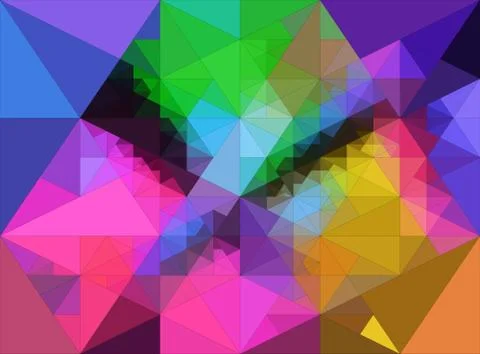 Abstract background of triangles Illustrazione stock