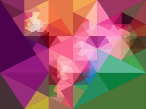 Abstract background of triangles Stock-Illustration