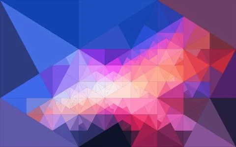 Abstract background of triangles Stockillustratie