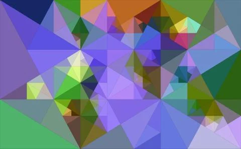 Abstract background of triangles Stock Illustration