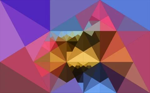 Abstract background of triangles Stock-Illustration