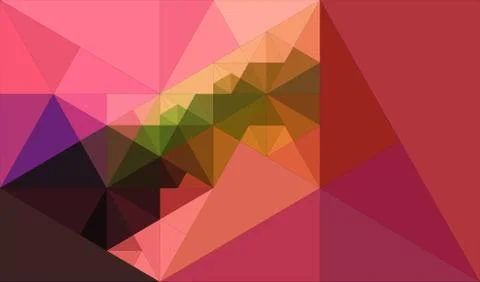 Abstract background of triangles Illustrazione stock