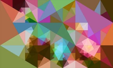 Abstract background of triangles Stock Illustration