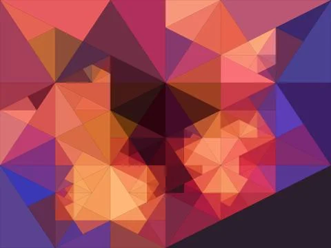 Abstract background of triangles Stock Illustration