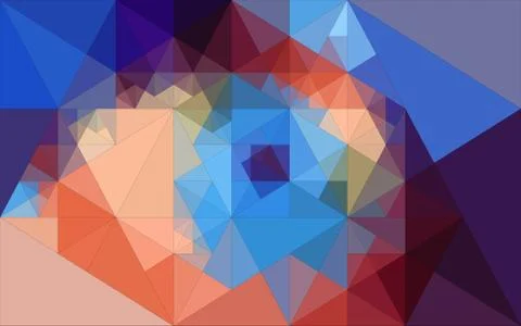 Abstract background of triangles Illustrazione stock
