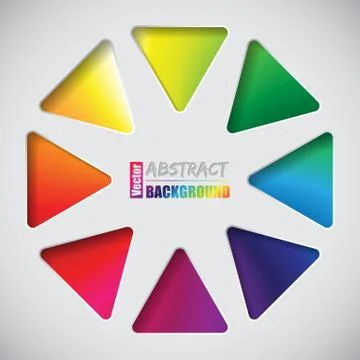 Abstract background with triangles Stock Illustration