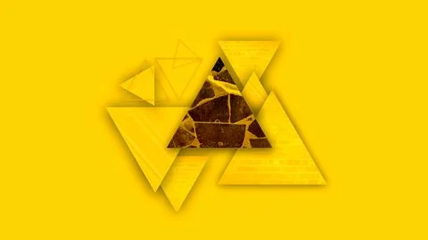 Abstract background with triangles Stock Illustration