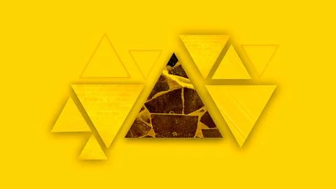 Abstract background with triangles Stock Illustration