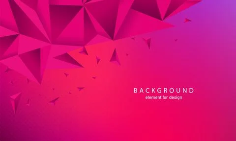 Abstract background with triangles modern concept. 3D triangles. Dynamical .. Illustrazione stock
