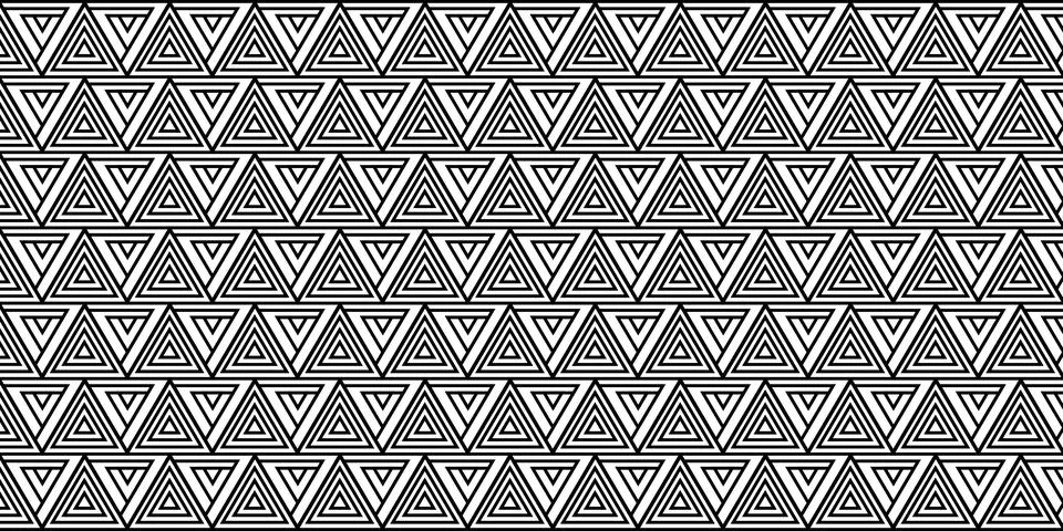 Abstract background from triangles pattern. Modern black and white vector  Stock Illustration
