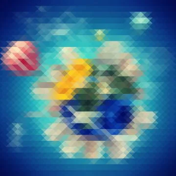 Abstract background of triangles 库存照片
