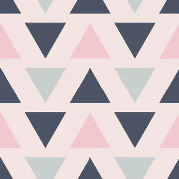 Abstract background with triangles. Pleasant colors. Seamless pattern. Vector イラスト素材
