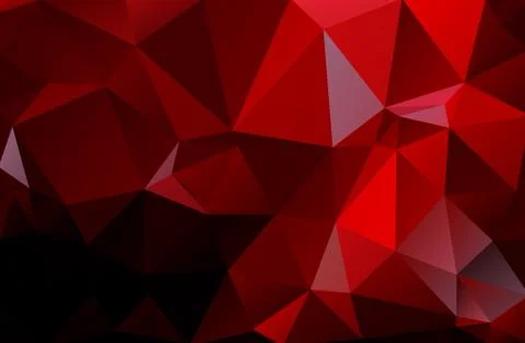 Abstract background of triangles. Red, Black, bright multicolor background 스톡 일러스트