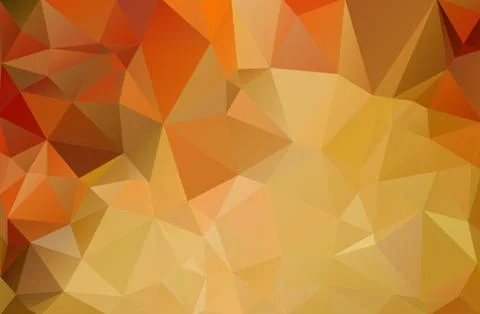 Abstract background of triangles. Red, yellow, orange, bright multicolor back Stock Illustration
