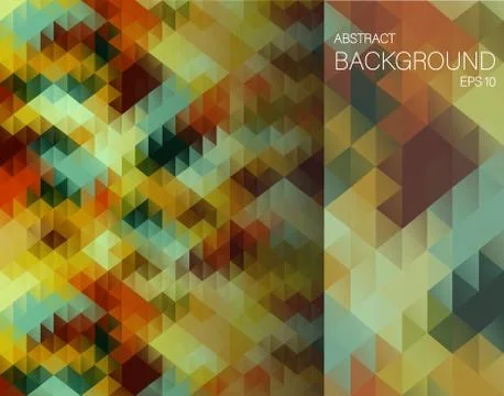 Abstract background with triangles. Vector illustration Stock Illustration