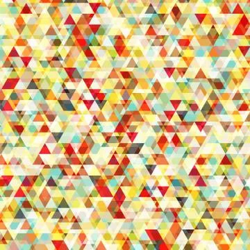 Abstract background with triangular pattern Stock Illustration