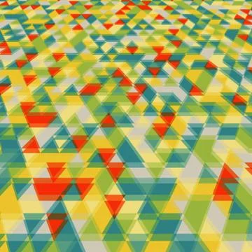 Abstract background with triangular pattern イラスト素材