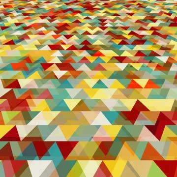 Abstract background with triangular pattern Stock Illustration