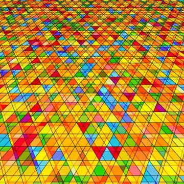 Abstract background with triangular pattern 库存插图