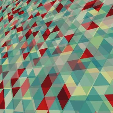 Abstract background with triangular pattern Stock Illustration