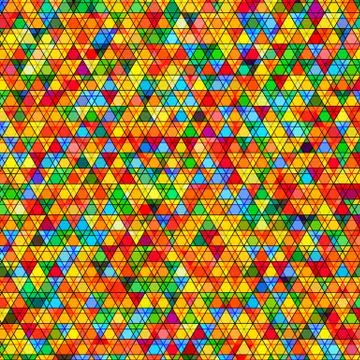 Abstract background with triangular pattern イラスト素材