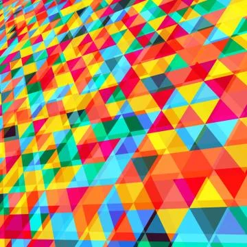 Abstract background with triangular pattern Stock Illustration
