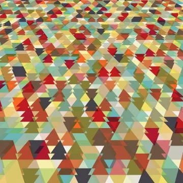 Abstract background with triangular pattern イラスト素材