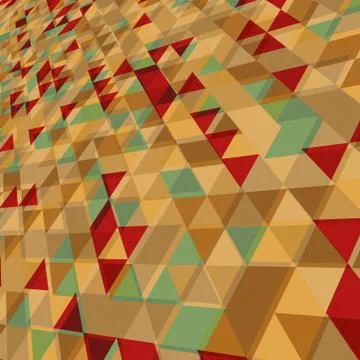 Abstract background with triangular pattern Illustrazione stock