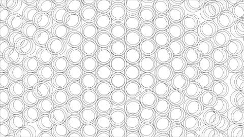 Abstract background of tubes outline. Vector Stock Illustration