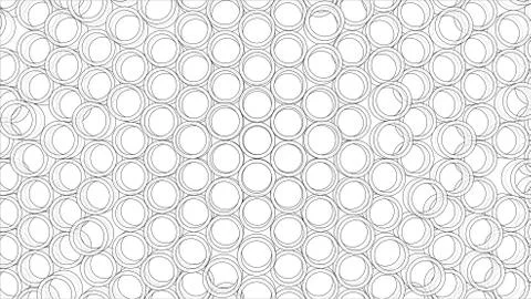 Abstract background of tubes outline. Vector Stock Illustration