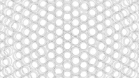 Abstract background of tubes outline. Vector Stock Illustration