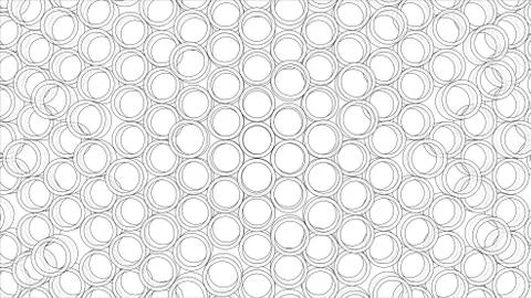 Abstract background of tubes outline. Vector Stock Illustration