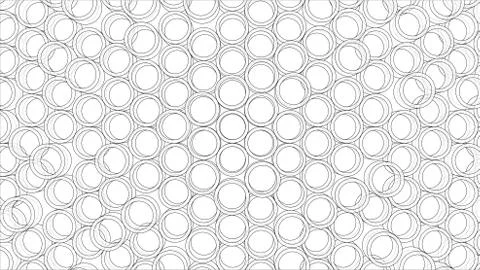 Abstract background of tubes outline. Vector Stock Illustration