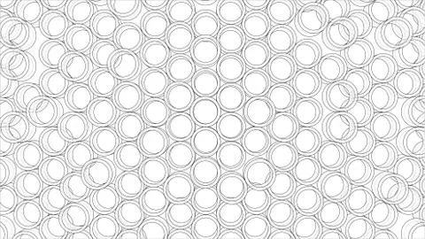 Abstract background of tubes outline. Vector Stock Illustration