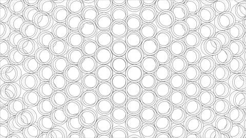 Abstract background of tubes outline. Vector Stock Illustration