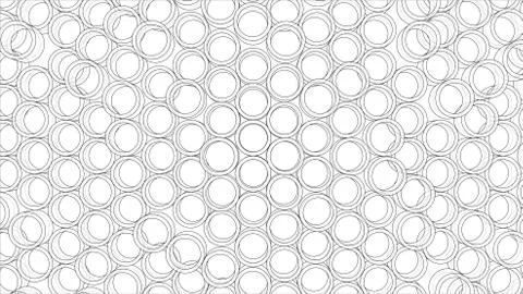 Abstract background of tubes outline. Vector Stock Illustration