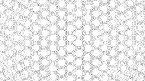Abstract background of tubes outline. Vector Stock Illustration
