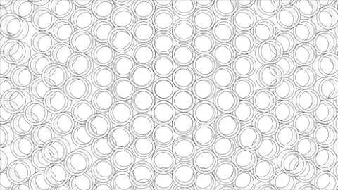 Abstract background of tubes outline. Vector Stock Illustration