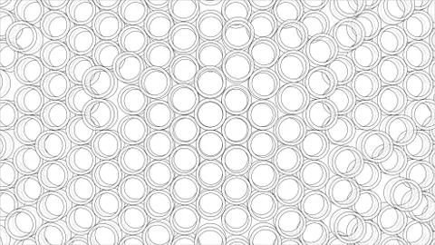 Abstract background of tubes outline. Vector Stock Illustration