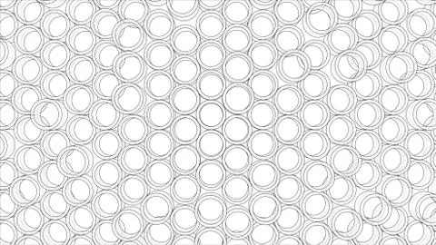 Abstract background of tubes outline. Vector Stock Illustration