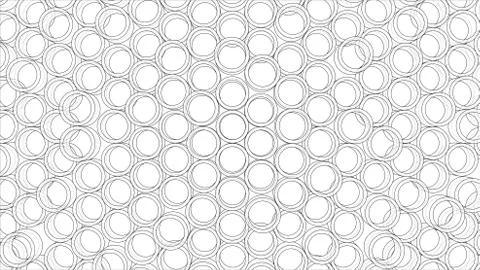 Abstract background of tubes outline. Vector Stock Illustration