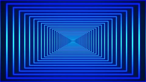 Abstract background tunnel glowing lines stage looping Video stock 201580392